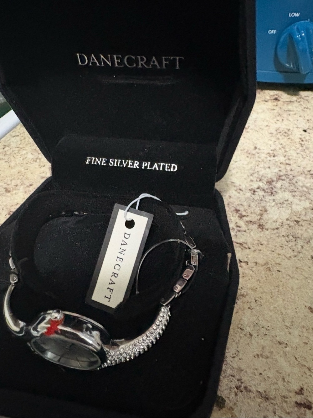 Craft Silver-Plated Women's Bracelet with Crystal Accents